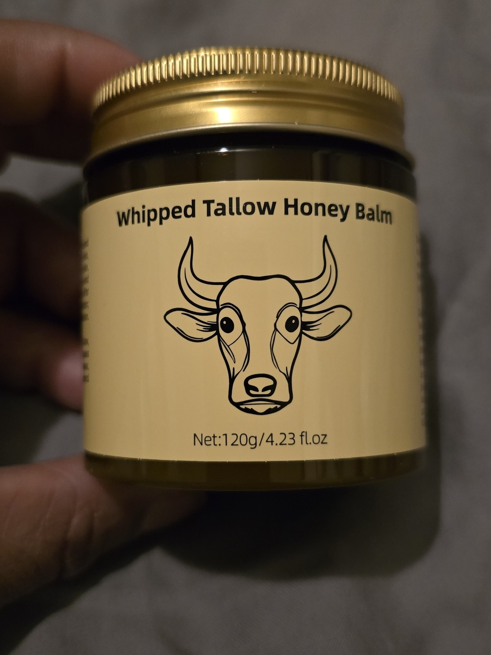 Whipped Tallow Honey Balm - Honey Beige Jar